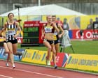 800 metres On camp with Kelly winner Rowena Cole, 2012 Samsung Diamond League, Crystal Palace, London.